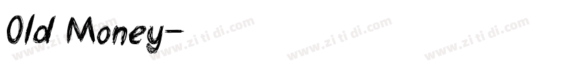 Old Money字体转换